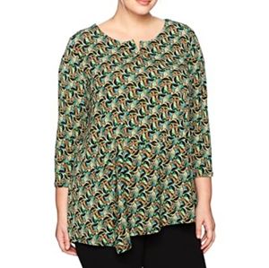 New Raphaella sports wear asymmetric top 1x